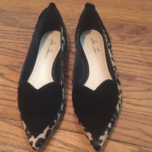 Isa Tapia leopard flats - never been worn!